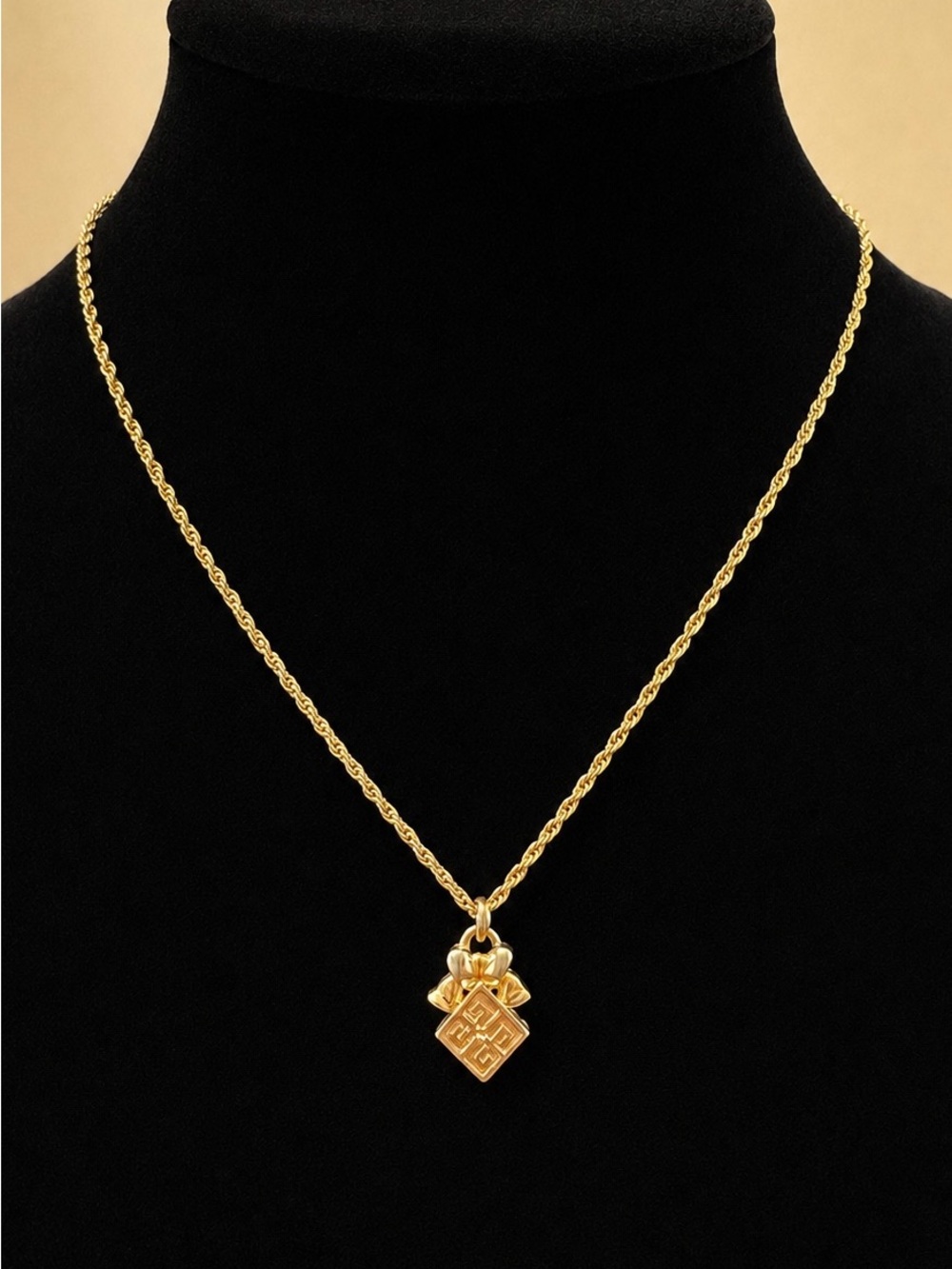 Givenchy Logo Necklace with Pendant